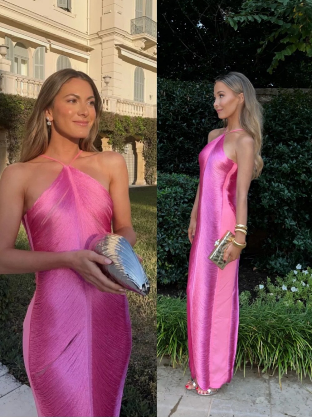 Cult Gaia Blossom Pink Renata Gown Size Small - Picture 3 of 15